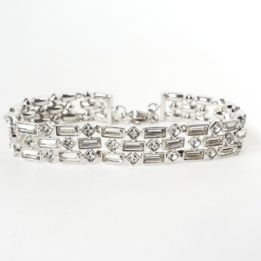 ART DECO SWAROVSKI CRYSTAL BRACELET